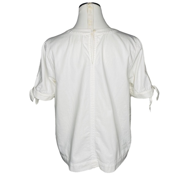 Madewell Denim Tie-Cuff Shirt - Picture 3 of 10